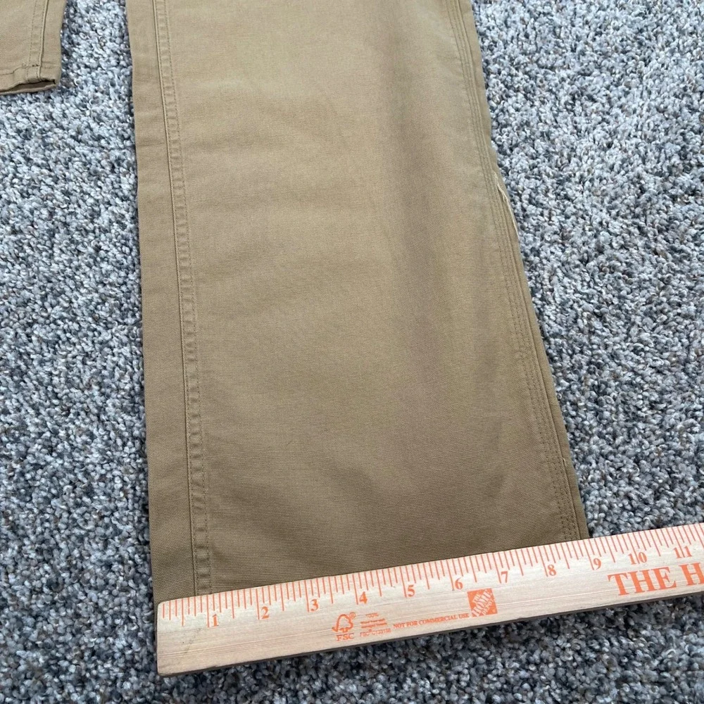 Carhartt Men's 36x34 Original Fit Carpenter Pants Tan Duck Canvas Tall